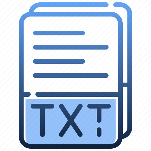 Txt, file, document, format icon - Download on Iconfinder