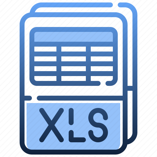 Xls, file, format, document, extension icon - Download on Iconfinder