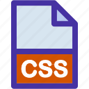 css, data, document, file, format, extension, sheet