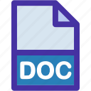 data, doc, document, file, format, documents, extension