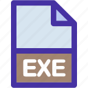 data, document, exe, file, format, extension, paper