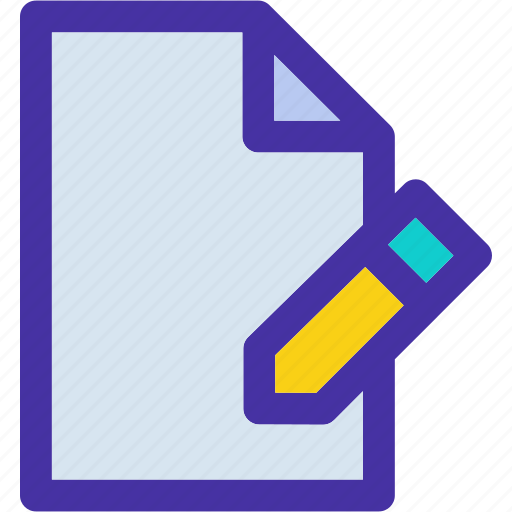 Data, document, edit, file, format, pencil, text icon - Download on Iconfinder