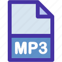 data, document, file, format, mp3, extension