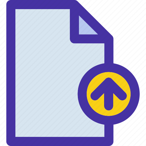 Data, document, file, format, move, up icon - Download on Iconfinder
