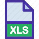 document, file, format, xls, extension