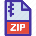 document, file, format, zip, extension