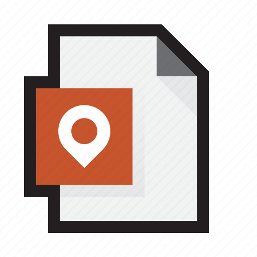 File, location, maps, waze, pin icon - Download on Iconfinder