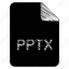 document, file, pptx 