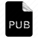 document, file, pub