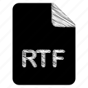 document, file, rtf