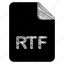 document, file, rtf 