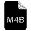 document, file, m4b