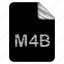 document, file, m4b 