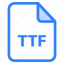 file, type, files and folders, file type, file format, file extension, archive, document, ttf