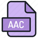 file, folder, format, type, archive, document, extension, aac