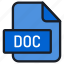file, folder, format, type, archive, document, extension, doc 