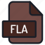 file, folder, format, type, archive, document, extension, fla 