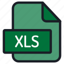 file, folder, format, type, archive, document, extension, xls