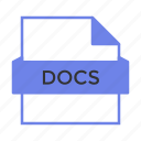 docs, document, sheet, slides, word