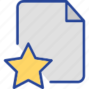 bookmark, document, favourite, star, bookmark file