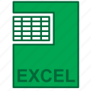 excel, file, office, xls