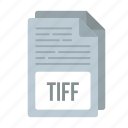 document, extensiom, file, format, tiff, tiff icon