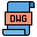 dwg, file, document, form