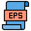 eps, file, document, form 