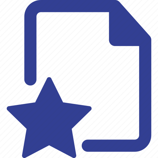Bookmark, document, favourite, star, bookmark file icon - Download on Iconfinder