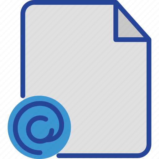 @, post, file, document, letter, email file icon - Download on Iconfinder