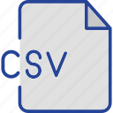 csv, document, extension, file, csv document
