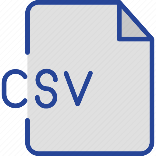 Csv, document, extension, file, csv document icon - Download on Iconfinder