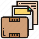 archive, box, directory, files, storage