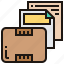 archive, box, directory, files, storage 