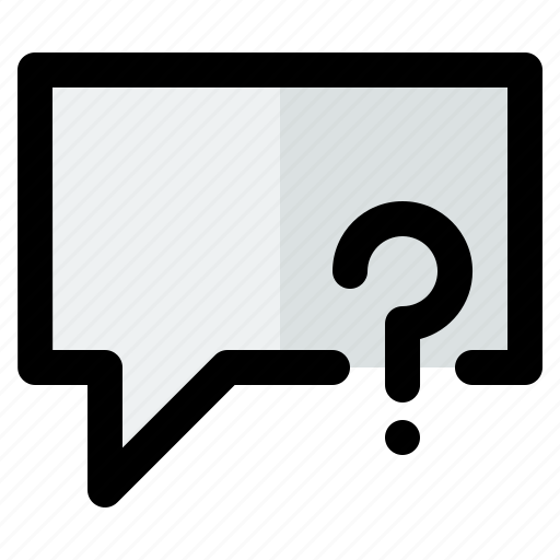Ask, question, chat, bubble, mark, faq icon - Download on Iconfinder