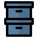 storage, box, file, document, archive