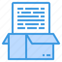 box, document, file, folder, office, paper