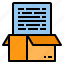 box, document, file, folder, office, paper 
