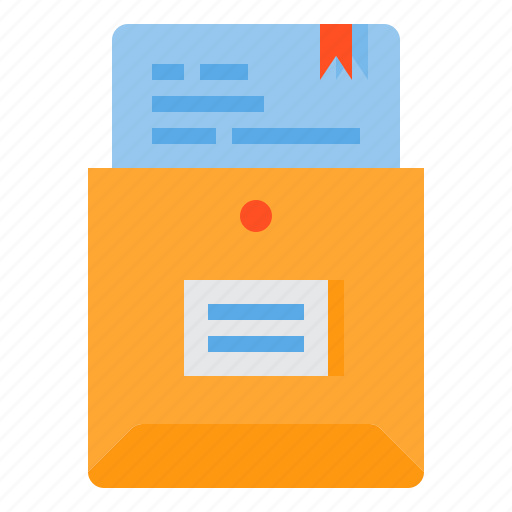 Document, envelope, file, folder, office, paper icon - Download on Iconfinder