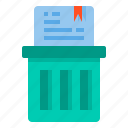 document, file, folder, office, paper, trash