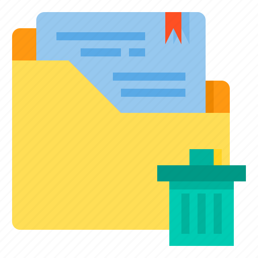 Document, file, folder, office, paper, trash icon - Download on Iconfinder