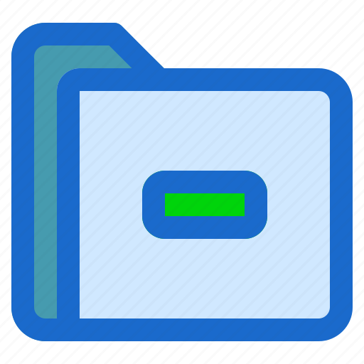 Document, file, folder, format, minus icon - Download on Iconfinder