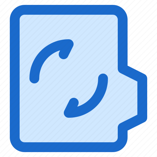 Alt, document, file, folder, format, refresh icon - Download on Iconfinder