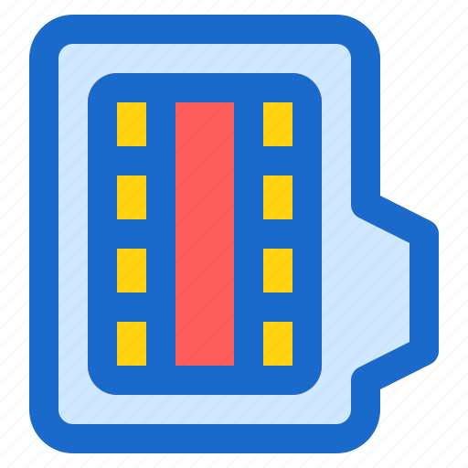 Alt, document, file, folder, format, video icon - Download on Iconfinder