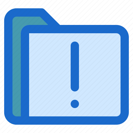 Document, file, folder, format, warning icon - Download on Iconfinder