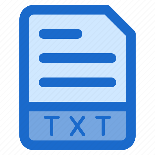 Document, file, folder, format, txt icon - Download on Iconfinder