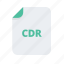 cdr, document, extension, file, file type, files, format 