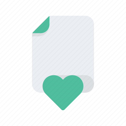 Document, favourite, file, files, format, heart icon - Download on Iconfinder