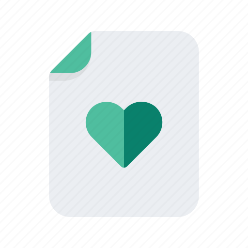 Document, favourite, file, files, format, heart, rating icon - Download on Iconfinder