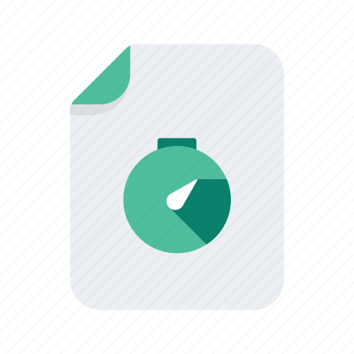 Document, file, files, format, time, timer icon - Download on Iconfinder